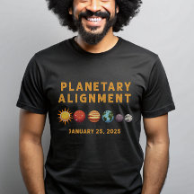 Sistema solar del espacio de alineación planetaria