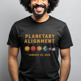 Camiseta Sistema solar del espacio de alineación planetaria