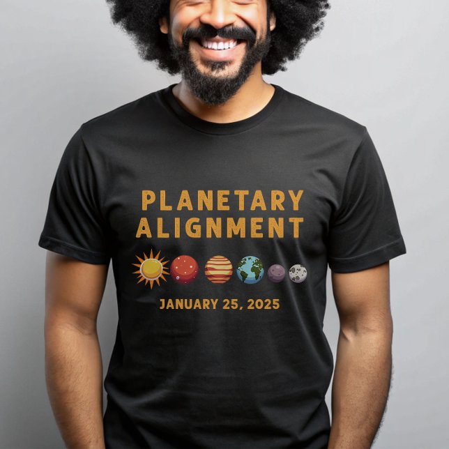 Camiseta Sistema solar del espacio de alineación planetaria (Subido por el creador)