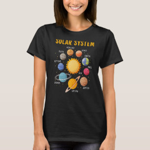 Camiseta Sistema solar docente Instructor de Educación Pres