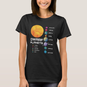Camiseta Sistema solar enano planetas astronauta espacial