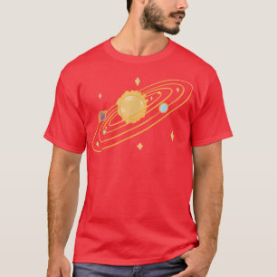 Camiseta Sistema solar planetas ciencia espacial niños Chic