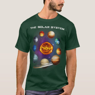 Camiseta Sistema solar Planetas Ciencia Espacio Astronomía 