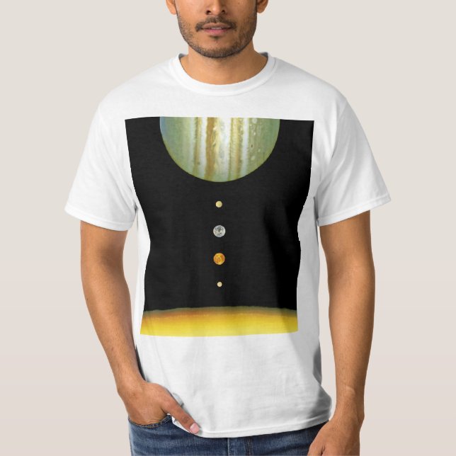 Camiseta Sistema solar ~ Vista larga (Anverso)
