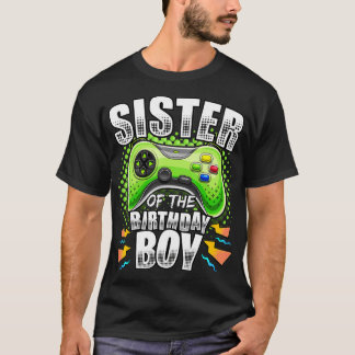 Camiseta Sister of the Birthday Boy Matching Video Game Bir