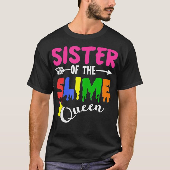 Camiseta Sister Of The Queen Birthday Trendy Family Matchin (Anverso)