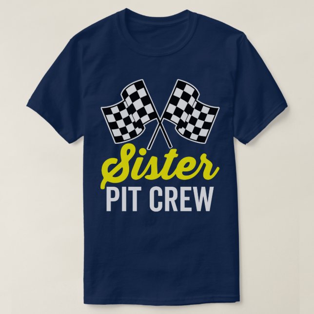 Camiseta Sister Pit Crew (Diseño del anverso)