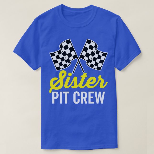 Camiseta Sister Pit Crew (Diseño del anverso)
