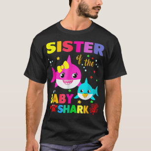 Camiseta Sister Shark Sister Shark Family Mother's Day