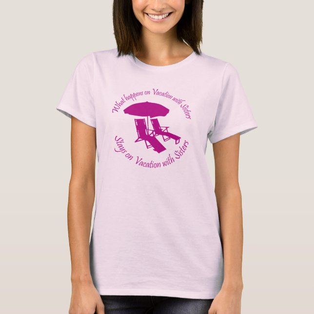 Camiseta Sister Vacation (Anverso)