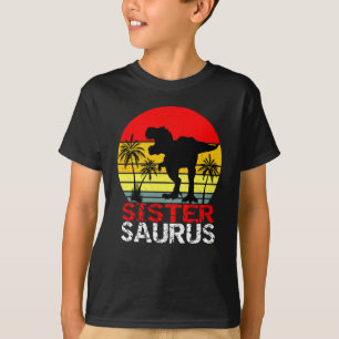 Camiseta Sistersauro T Rex Dinosaurio