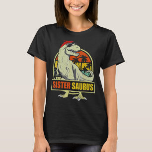 Camiseta Sistersaurus Rex Dinosaur Sister Saurus Family