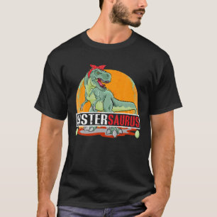 Camiseta SISTERSAURUS T Rex Dinosaur Sister Saurus Cumpleañ