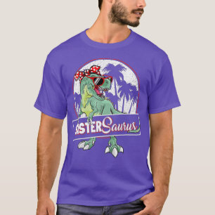 Camiseta Sistersaurus T Rex Dinosaur Sister Saurus Family M