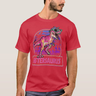 Camiseta Sistersaurus T Rex Dinosaur Sister Saurus Family M