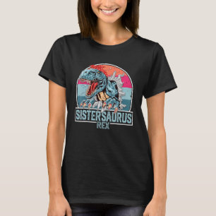 Camiseta Sistersaurus Trex Dinosaur Sister Saurus Mating