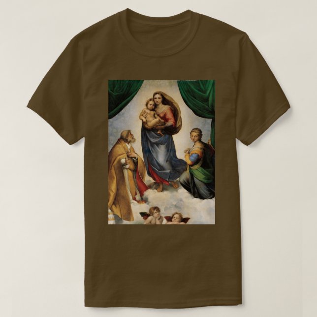 Camiseta Sistine Madonna (Diseño del anverso)