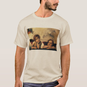 Camiseta Sistine Madonna Angels por Raphael Sanzio