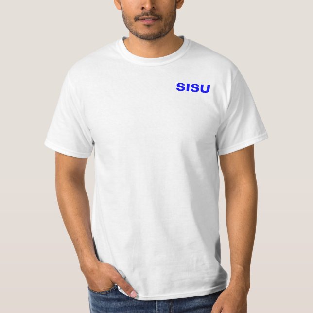 Camiseta SISU remata la naturaleza del ~ y el alcohol de la (Anverso)