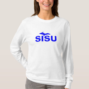 Camiseta SISU remata la naturaleza del ~ y el alcohol de la