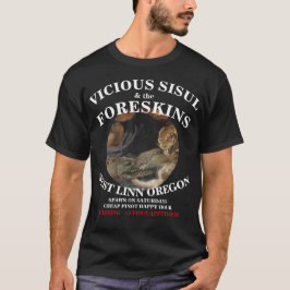 CAMISETA SISUL Y LA LÍNEA OCCIDENTAL DE FORESKINS OREGON O