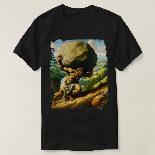 Camiseta Sisyphus Eterna lucha arte renacentista Musc (Diseño del anverso)