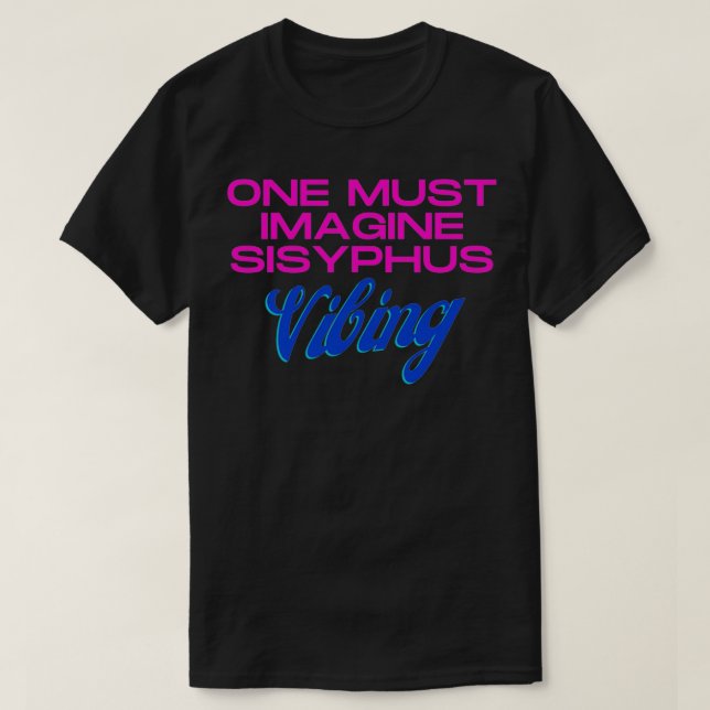 Camiseta Sisyphus Vibing (Diseño del anverso)