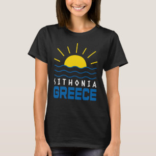 Camiseta Sithonia Grecia Sunshine and Sea Waves Women's
