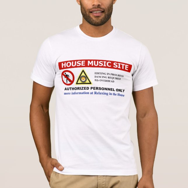 CAMISETA SITIO 3 DE LA MÚSICA DE LA CASA (Anverso)