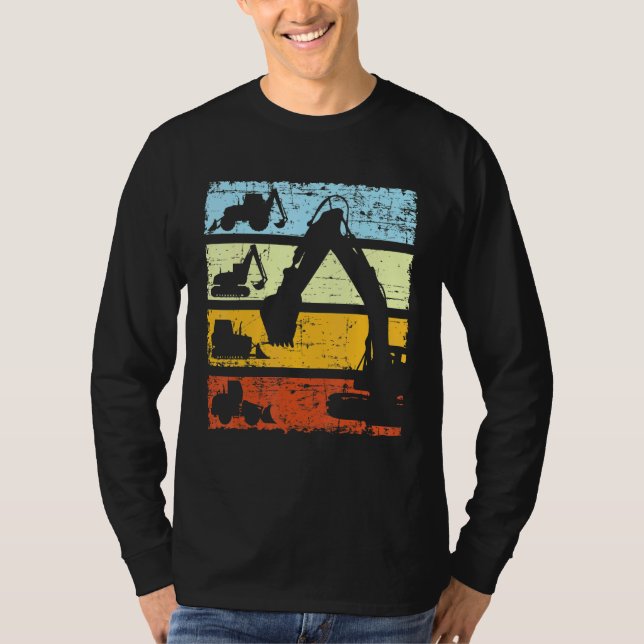 Camiseta Sitio de construcción del controlador de excavació (Anverso)