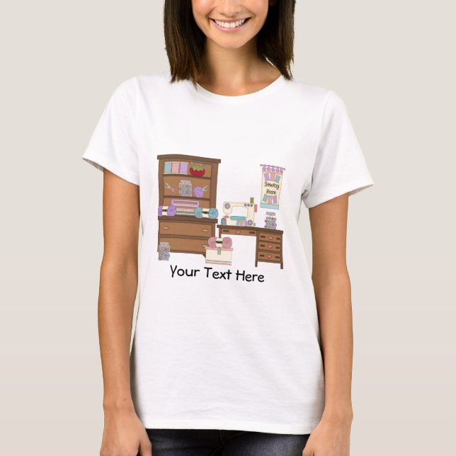 Camiseta Sitio de costura 2 (personalizado) (Anverso)