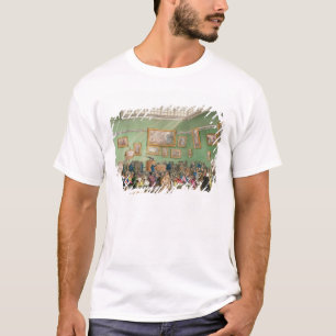 Camiseta Sitio de la subasta de Christie, aquatinted por J.