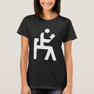 Camiseta Sitio de lectura de la biblioteca