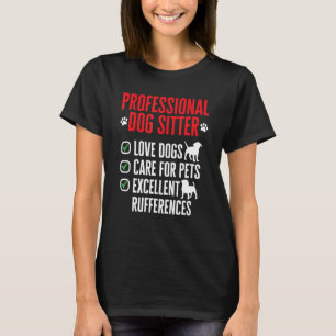 Camiseta Sitio de perros para Mascotas sentados en sitio pr