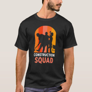 Camiseta Sitio de trabajo en equipo de trabajadores del cua