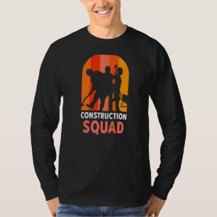 Camiseta Sitio de trabajo en equipo de trabajadores del cua