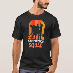 Camiseta Sitio de trabajo en equipo de trabajadores del cua
