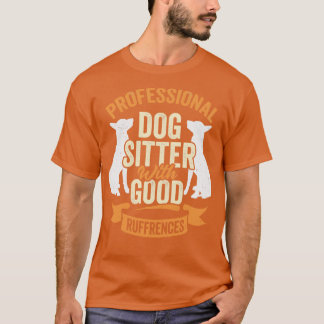 Camiseta Sitio Profesional Del Perro Con Buenas Ruffrencias