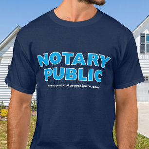 Camiseta Sitio web de agente de firma de préstamos de notar