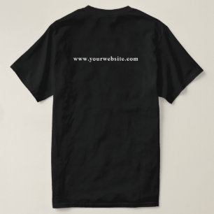 Camiseta Sitio Web de código QR para el análisis de negocio