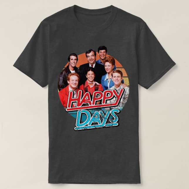 Camiseta Sitio web Happy Days 1974 (Diseño del anverso)