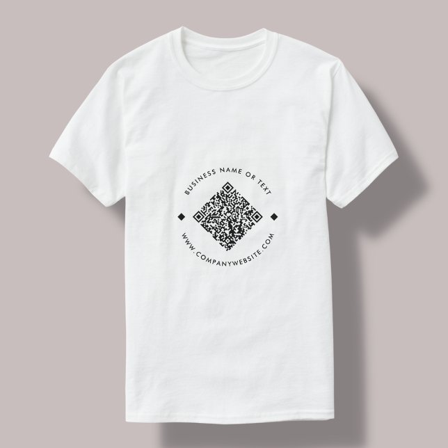 Camiseta Sitio Web Moderno sobre código QR de Business Scan (Subido por el creador)