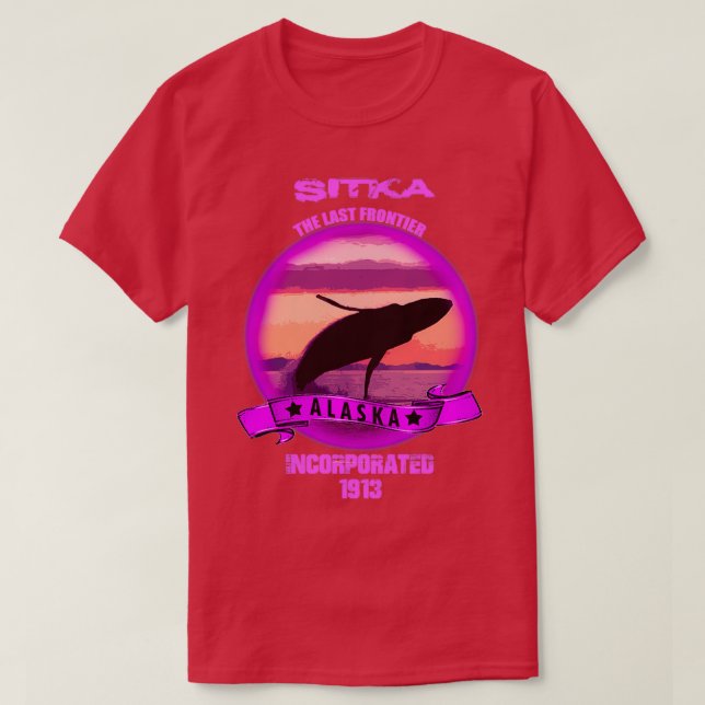 Camiseta Sitka Alaska (Diseño del anverso)