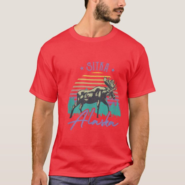 Camiseta Sitka Alaska Antiguo (Anverso)