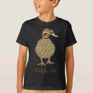 Camiseta Sitka Alaska Pájaro Pájaro Mallard Lover Nativo Am