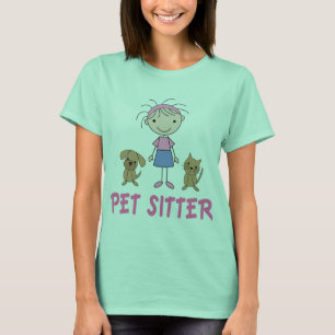 Camiseta Sitter Mascota de ocupación de perro