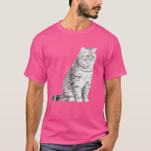 Camiseta Sitting British Shorthair Cat