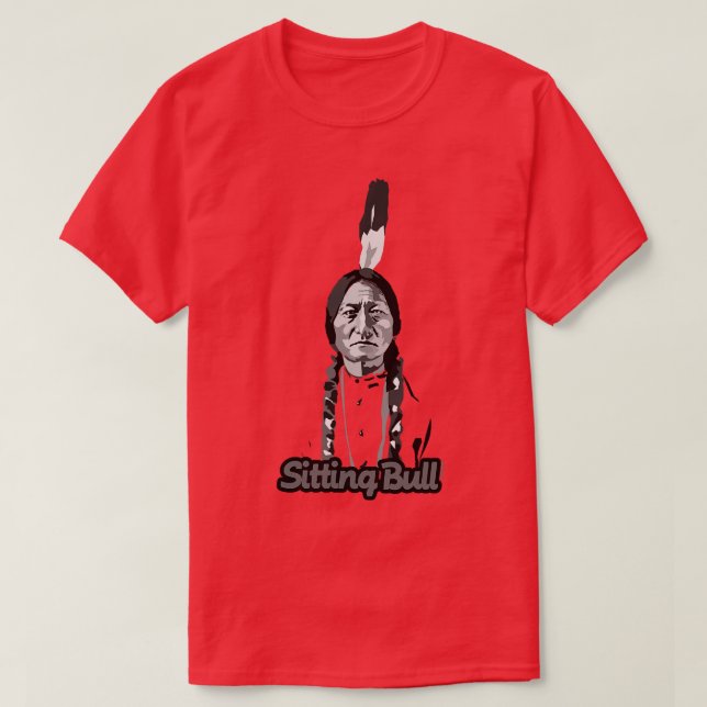 Camiseta Sitting Bull TShirt 1 (Diseño del anverso)