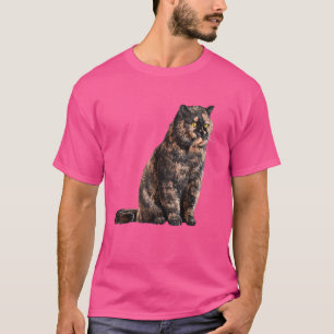 Camiseta Sitting Cat Tortie British Shorthair