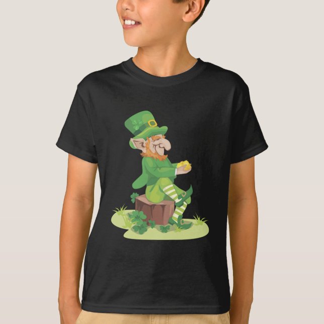 Camiseta Sitting Leprechaun (Anverso)
